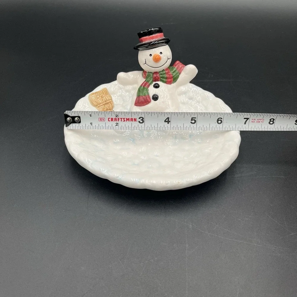 Snowman Soap Dish / Christmas / Frosty The Snowman/ Bathroom‎ / Holiday Decor
